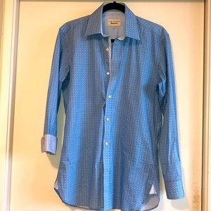 Ted Baker men’s button shirt worn 1X /Size 16 32/33